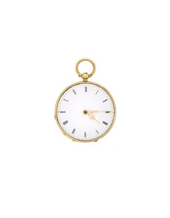 LEROY A PARIS
Orologio da tasca da donna in oro 18K con smalto floreali
Epoca s