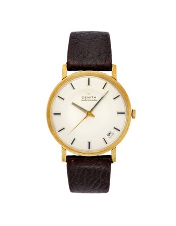 ZENITH
Orologio da polso da uomo in oro 18K
Anni '60
Quadrante, movimento e cas