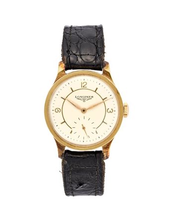 LONGINES
Orologio da polso da uomo in oro 18K
Anni '40
Quadrante, movimento e c