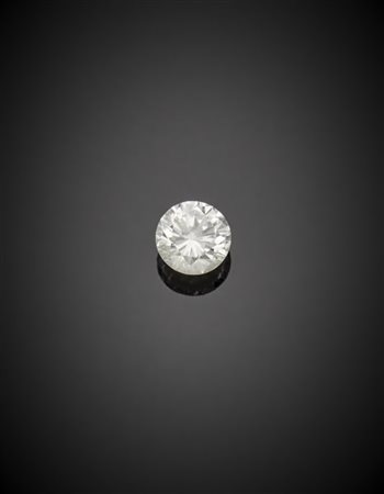 Diamante rotondo taglio a brillante di ct. 0,57.
