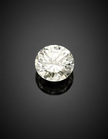 Diamante rotondo taglio a brillante di ct. 2,36.