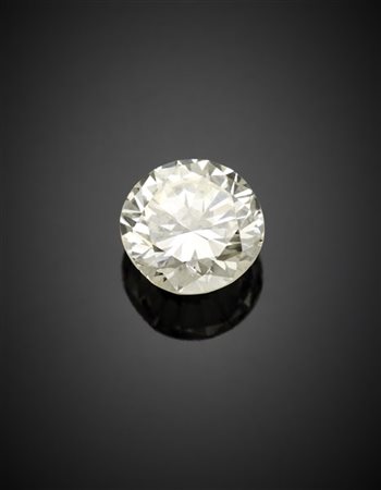 Diamante rotondo taglio a brillante di ct. 2,78.