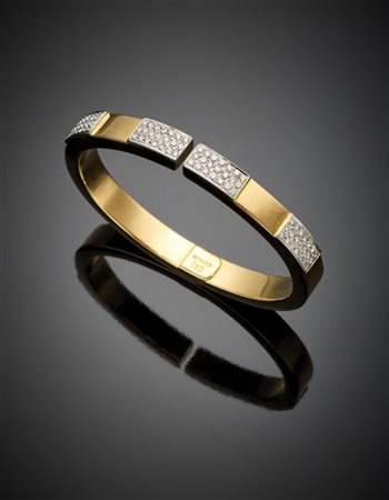 WEINGRILL
Bracciale rigido alla schiava con apertura a scatto in oro giallo con