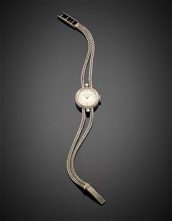 ONGER
Orologio da polso da donna in oro bianco rifinito in diamanti, con bracci