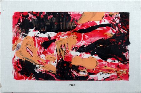 SCHIFANO MARIO (Homs 1934 - Roma 1998) "Senza titolo" 1997 Smalto su tela cm....