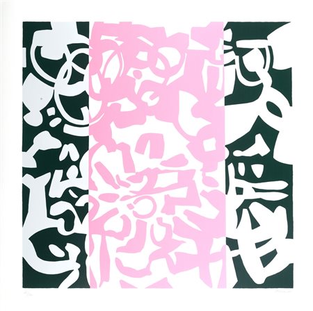 Carla Accardi (Trapani 1924-Roma 2014)  - Astrazione in rosa