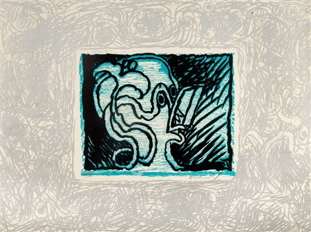 Pierre Alechinsky (Bruxelles 1927)  - Senza titolo