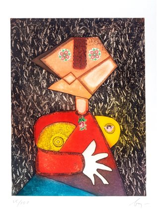 Enrico Baj (Milano 1924-Vergiate 2003)  - Personaggio