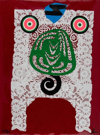 Enrico Baj (Milano 1924-Vergiate 2003)  - Plastik Plastik, 1969