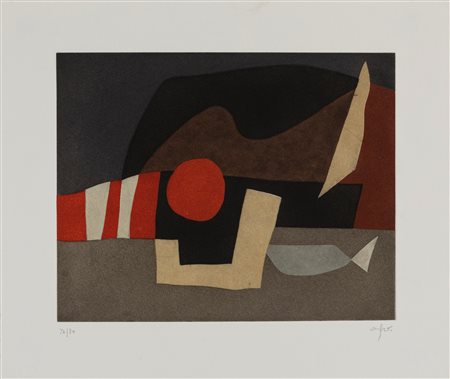 Afro Basaldella (Udine 1912-Zurigo 1976)  - Senza titolo