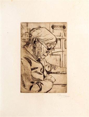 Umberto Boccioni (Reggio Calabria 1982-Verona 1916)  - Maria Sacchi che legge, 1907