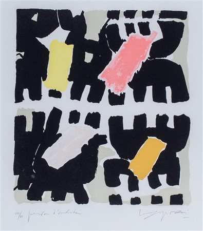 Giuseppe Capogrossi (Roma 1900-1972)  - Album Marlborough/2RC, tavola 2, 1968