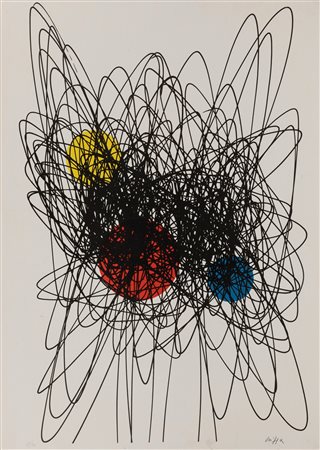 Roberto Crippa (Monza 1921-Bresso 1972)  - Quattro litografie a colori