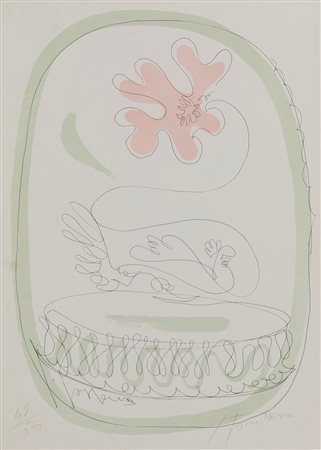 Lucio Fontana (Rosario 1899-Varese 1968)  - Senza titolo, 1959-60