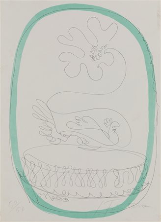 Lucio Fontana (Rosario 1899-Varese 1968)  - Senza titolo, 1959-60