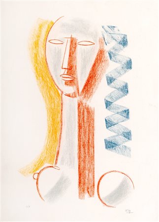 Mario Tozzi (Fossombrone 1895-Saint-Jean-du-Gard 1979)  - Figura, 1977