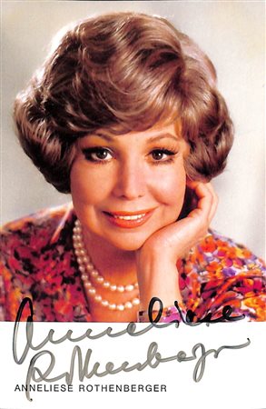 Anneliese Rothenberger (Mannheim 1924 – Münsterlingen 2010)