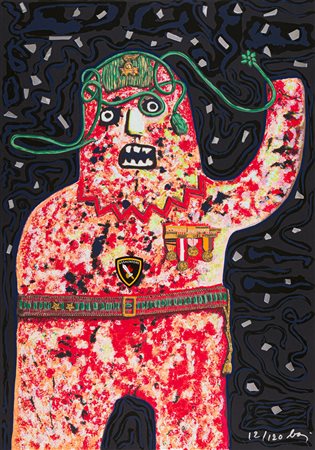 ENRICO BAJ (1924-2003) - L'assaltatore