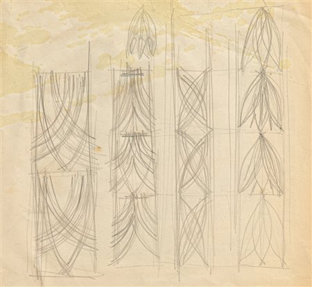 FORTUNATO DEPERO (1892-1960) - Senza Titolo, 1953-1954 circa