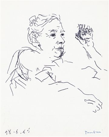 ORFEO TAMBURI (1910-1994) - Senza Titolo (La madre), 1965