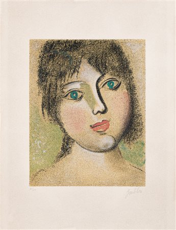 FRANCO GENTILINI (1909-1981) - Senza Titolo (Volto di donna)