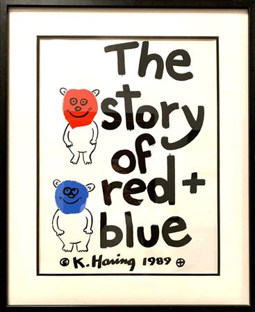 KEITH HARING
The story of red and blu