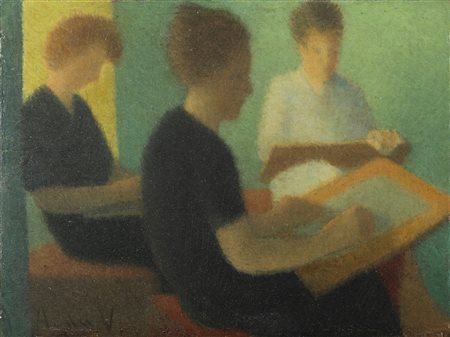 CALDERARA ANTONIO (1903 - 1978) - Scuola di disegno.