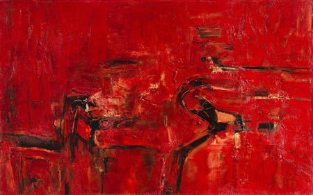 RUGGERI PIERO (1930 - 2009) - Visione scarlatta.