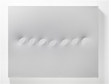 SIMETI TURI (n. 1929) - Sette ovali bianchi.