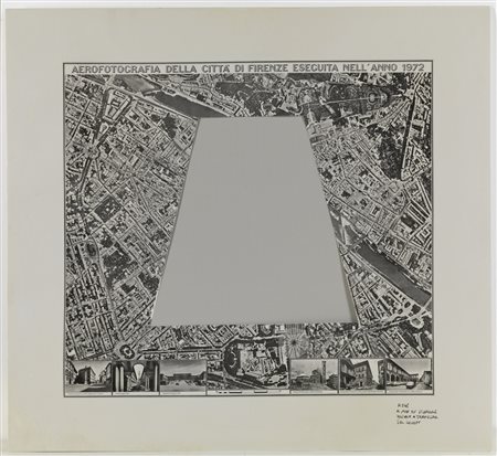 LEWITT SOL (1928 - 2007) - R848. A map of Florence without a trapezoid.