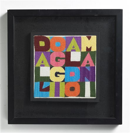 BOETTI ALIGHIERO (1940 - 1994) - Dall'oggi al domani.