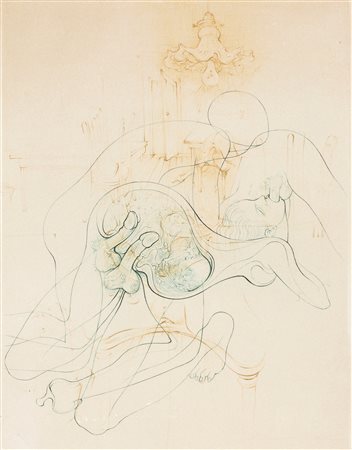 Hans Bellmer, Le Petit Traité de Morale, 1968 Acquaforte mm 376x284 (foglio),...