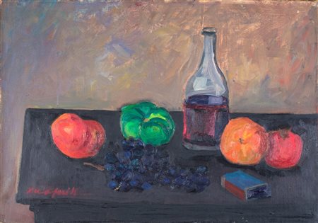 Mario Mafai, Natura Morta, Olio su tela cm 35x50 Firma e data sul fronte in...