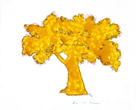 Mario Schifano, Senza titolo, 1978-81 Smalto su tea cm 40x50 Firma sul fronte...