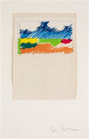 Mario Schifano, Senza titolo, fine anni '70 inizio '80 Tecnica mista (matita,...