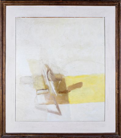 Piero Sadun, Spazio plastico N. 2, 1959 Olio su tela cm 102x88 Firma e data...