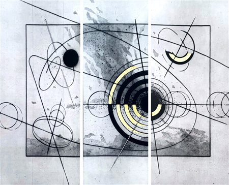 WALTER VALENTINI, Nella volta celeste ora appare (opera composta da tre elementi), 2005