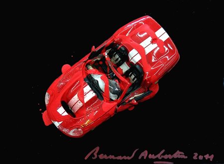 BERNARD AUBERTIN, Voiture brûlé, 2011