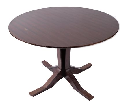 GIANFRANCO FRATTINI Tavolo in palissandro modello 522. Prod. Bernini, Italia,...