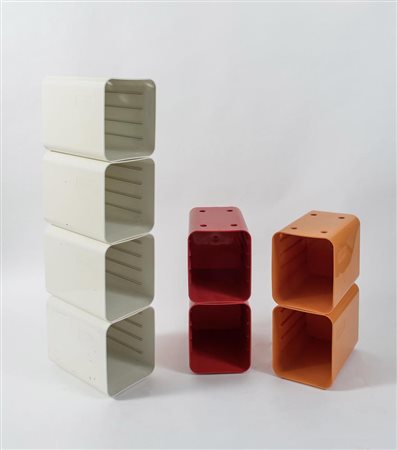 ARAMIS Otto portariviste in plastica ABS ad incastro. Marchio originale....