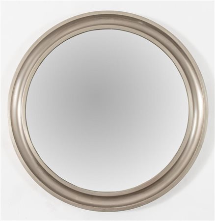 SERGIO MAZZA Specchio da parete in metallo. Prod. Artemide, Italia, 1970 ca....