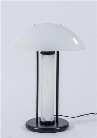 MURANO Lampada da tavolo in vetro con struttura in metallo. Marchio...