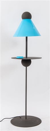 VEART Lampada in vetro con struttura in metallo a tavolino bar con posacenere...