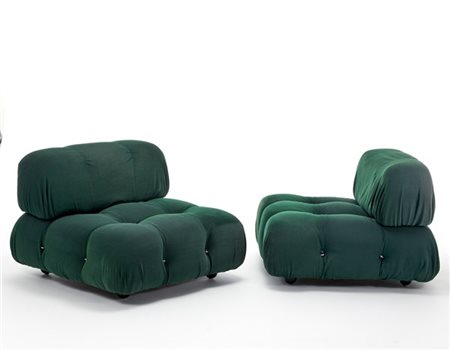 Mario Bellini Coppia di poltrone modello "Camaleonda". Produzione B&B, Italia, 1