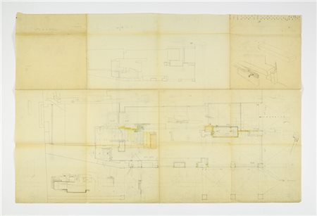Carlo Scarpa "Negozio Olivetti San Marco Venezia"
Due eliocopie rispettivamente
