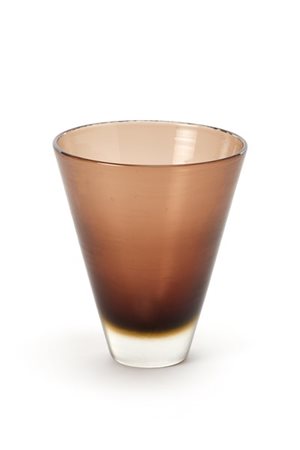 Paolo Venini Vaso troncoconico della serie "Incisi". Venini, Murano, 1956ca. Vet