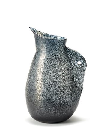 Ercole Barovier Vaso a un'ansa modello "Barbarico". Esecuzione Barovier & Toso,