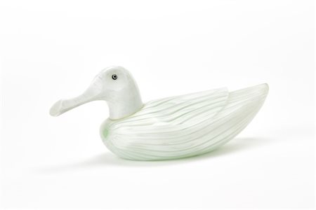 Toni Zuccheri "Anatra bianca"
Scultura della serie "Bestiario". Venini, Murano,