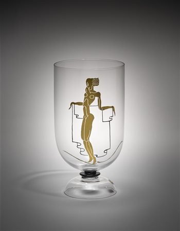 Guido Balsamo Stella Vaso. Esecuzione SALIR, Murano, disegno del 1925 ca, esecuz