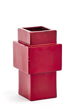 Ettore Sottsass Vaso modello "582". Esecuzione Il Sestante / Società Ceramica To